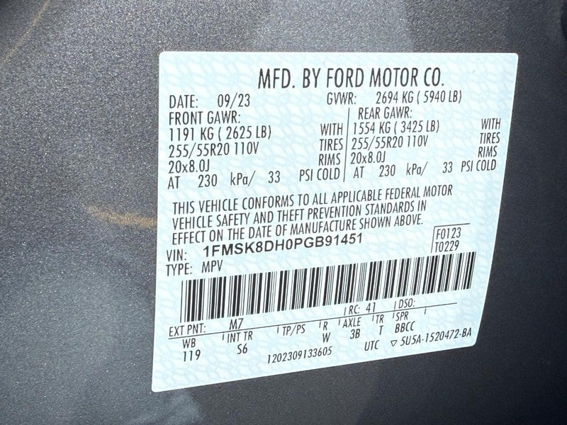 2023 Ford Explorer XLT 4WD