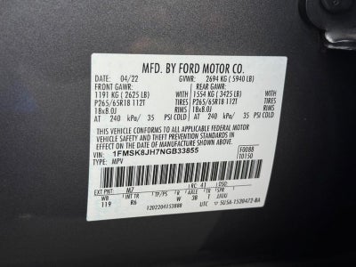 2022 Ford Explorer Timberline 4WD