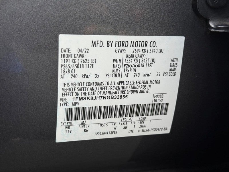 2022 Ford Explorer Timberline 4WD