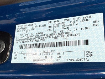 2024 Ford F-150 XLT 4WD SuperCrew 5.5' Box
