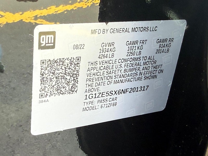 2022 Chevrolet Malibu 4dr Sdn Premier