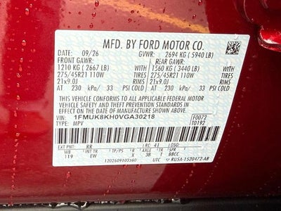 2027 Ford Explorer ST-Line