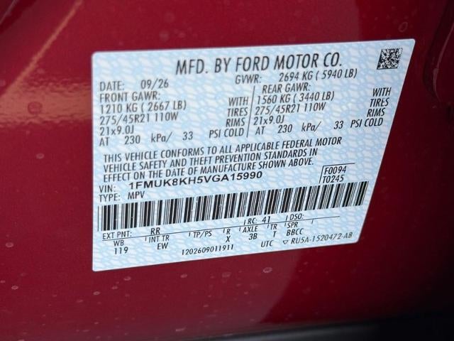 2027 Ford Explorer ST-Line