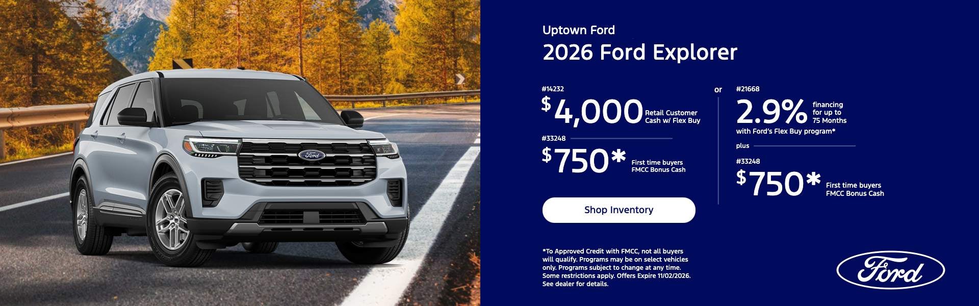 Explorer Offer