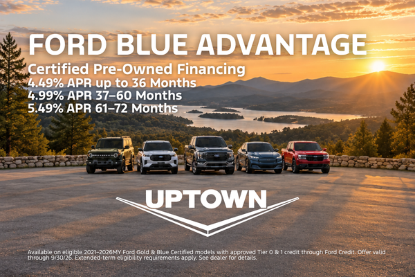 Ford Blue Advantage Certified Pre-Owned financing offer with